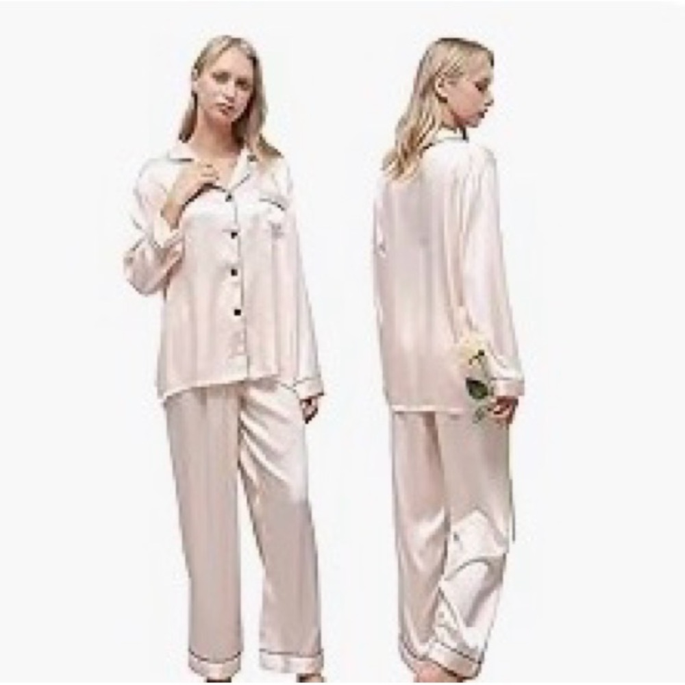 Two-piece Pajama Set, Women’s Large, Rosy Latte